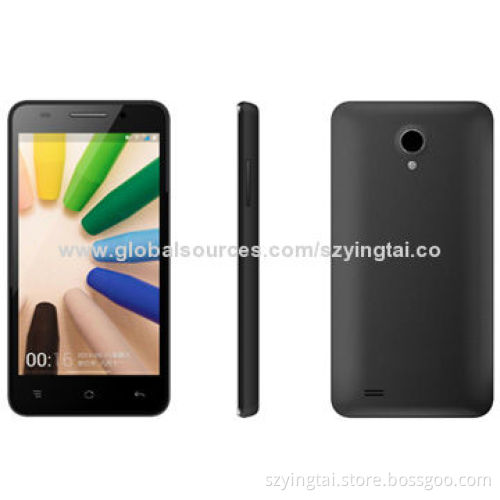 3G Touch Screen Mobile Phones, 4.5-inch IPS Screen, Quad-core 1.3GHz, 2.0/5.0MP Dual-camera